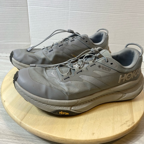 Hoka Transport GTX Men’s Size US 11.5 D Waterproof Gore- Tex Gray Sneakers - Picture 3 of 10